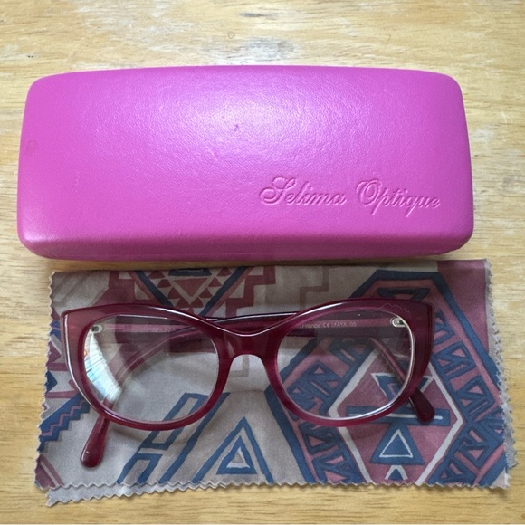 Selima Optique France Maya 05 Eyeglasses Pink - Picture 1 of 9